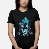 T-shirt Dragon Ball "Shadow Warriors" - Vegeta Blue
