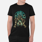 T-shirt Dragon Ball "Shadow Warriors" - Vegito Super Saiyajin Blue