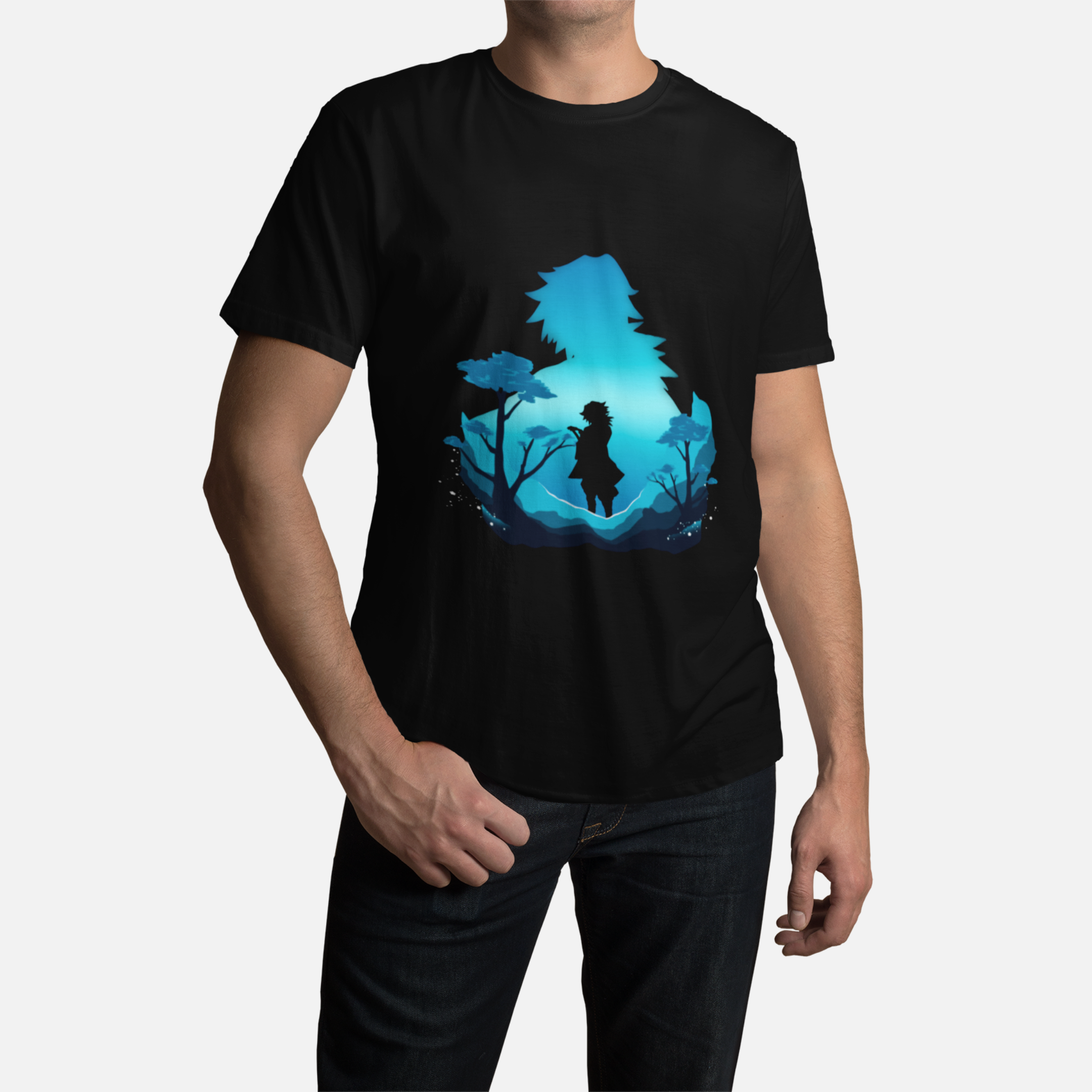 T-shirt Demon Slayer "Eternal Echoes" - Giyu Tomioka Imagem secundária do produto