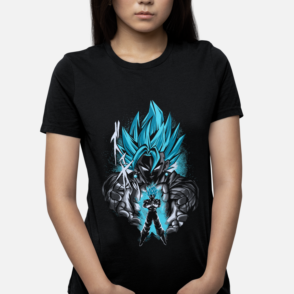 T-shirt Dragon Ball "Shadow Warriors" - Vegito Blue
