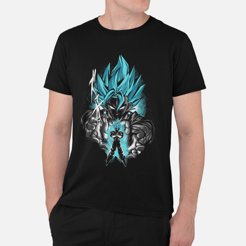 T-shirt Dragon Ball "Shadow Warriors" - Vegito Blue