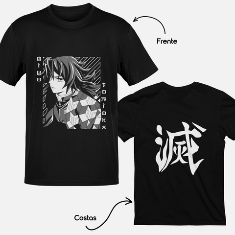 T-shirt Demon Slayer "Hashira's Fall" - Giyu Tomioka