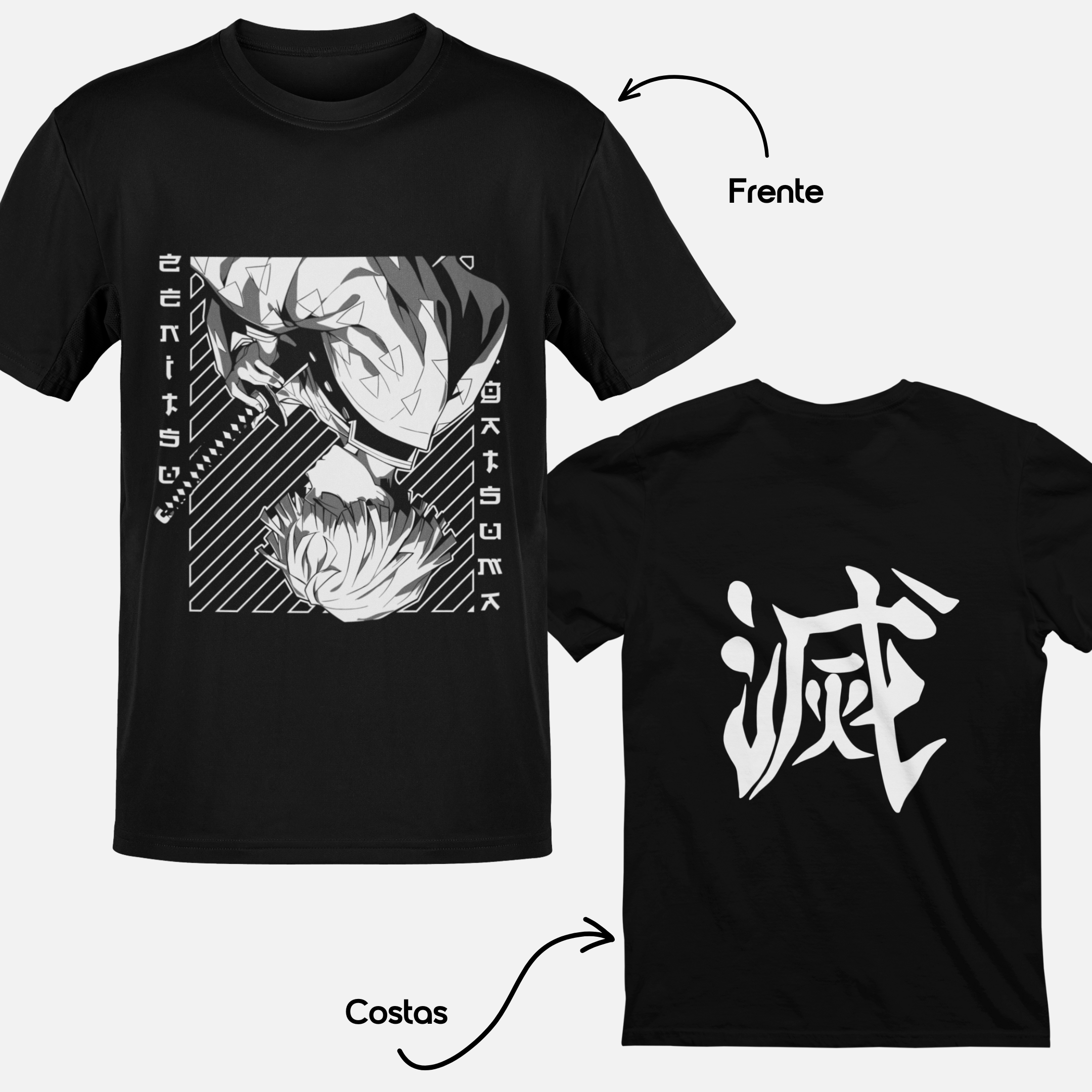 T-shirt Demon Slayer "Hashira's Fall" - Zenitsu Agatsuma