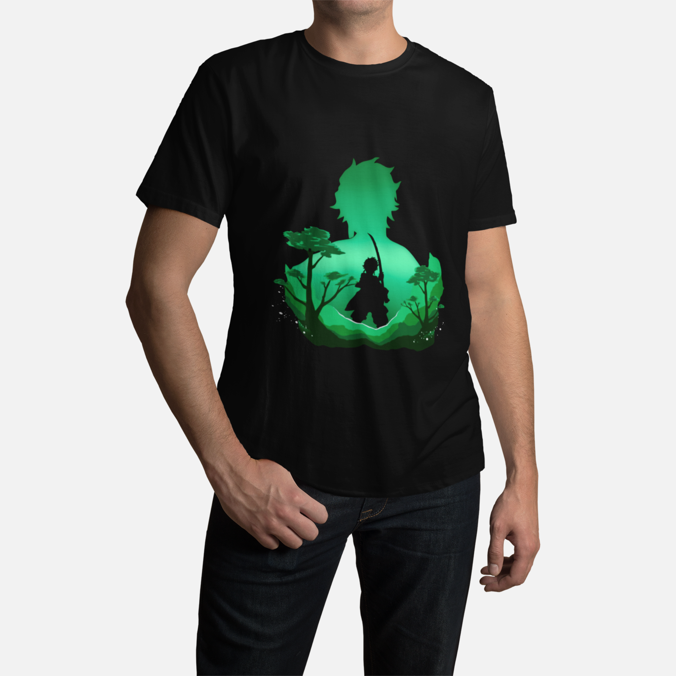 T-shirt Demon Slayer "Eternal Echoes" - Tanjiro Kamado Imagem secundária do produto