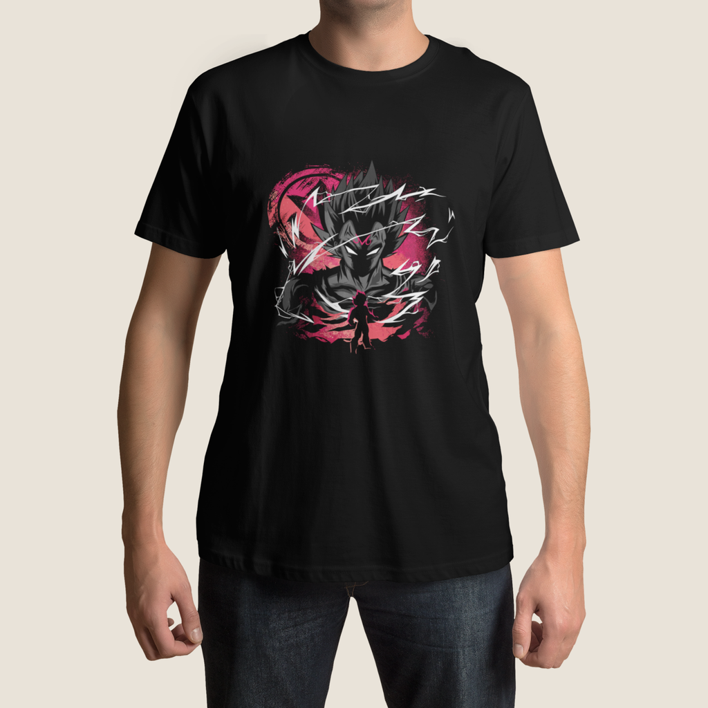 T-shirt Dragon Ball "Shadow Warriors" - Majin Vegeta