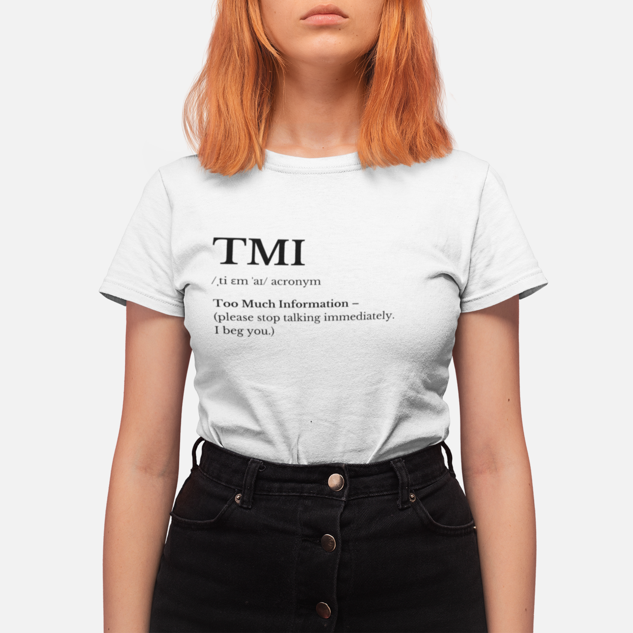 T-shirt Mulher "Sem Papas na Língua" - TMI Imagem principal do produto