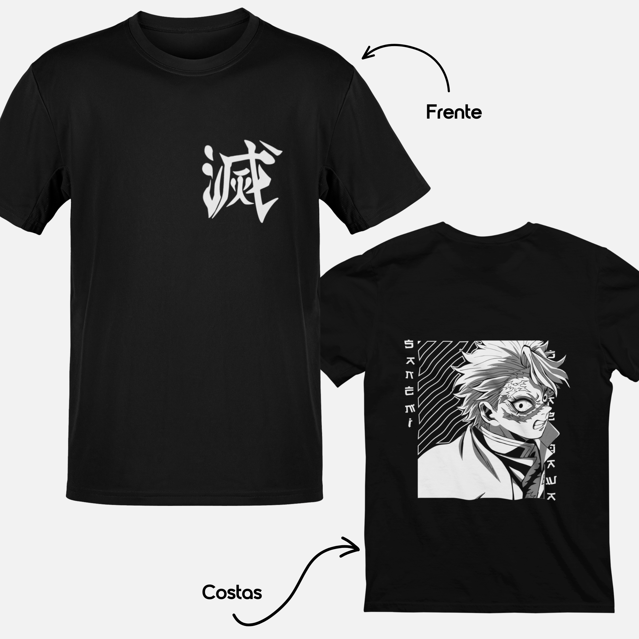 T-shirt Demon Slayer "Hashira's Fall" - Sanemi Shinazugawa