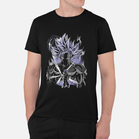 T-shirt Dragon Ball "Shadow Warriors" - Goku Ultra Instinct