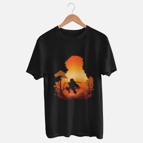 T-shirt Demon Slayer "Eternal Echoes" - Kyojuro Rengoku