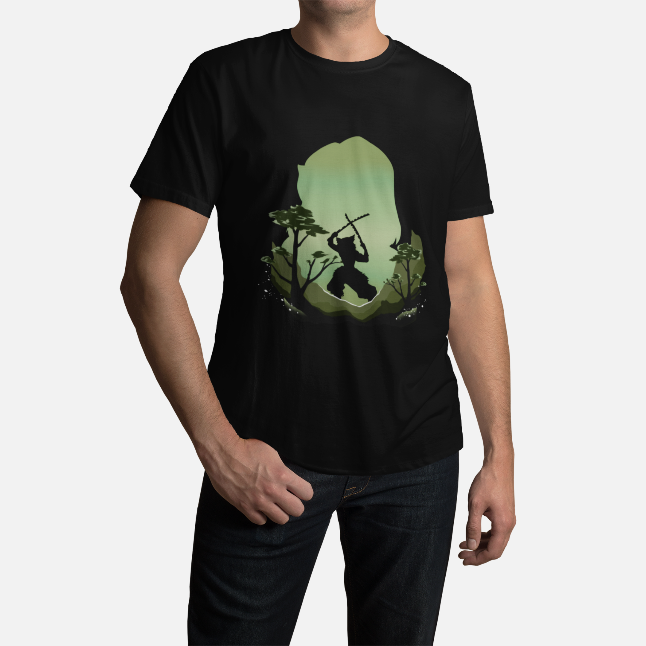 T-shirt Demon Slayer "Eternal Echoes" - Inosuke Hashibira Imagem principal do produto