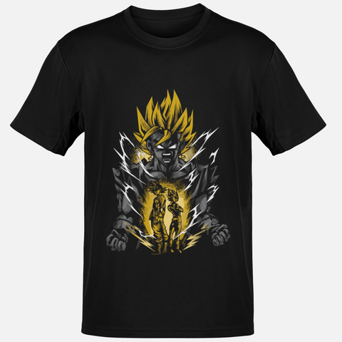 T-shirt Dragon Ball "Shadow Warriors" - Vegito Super Saiyajin