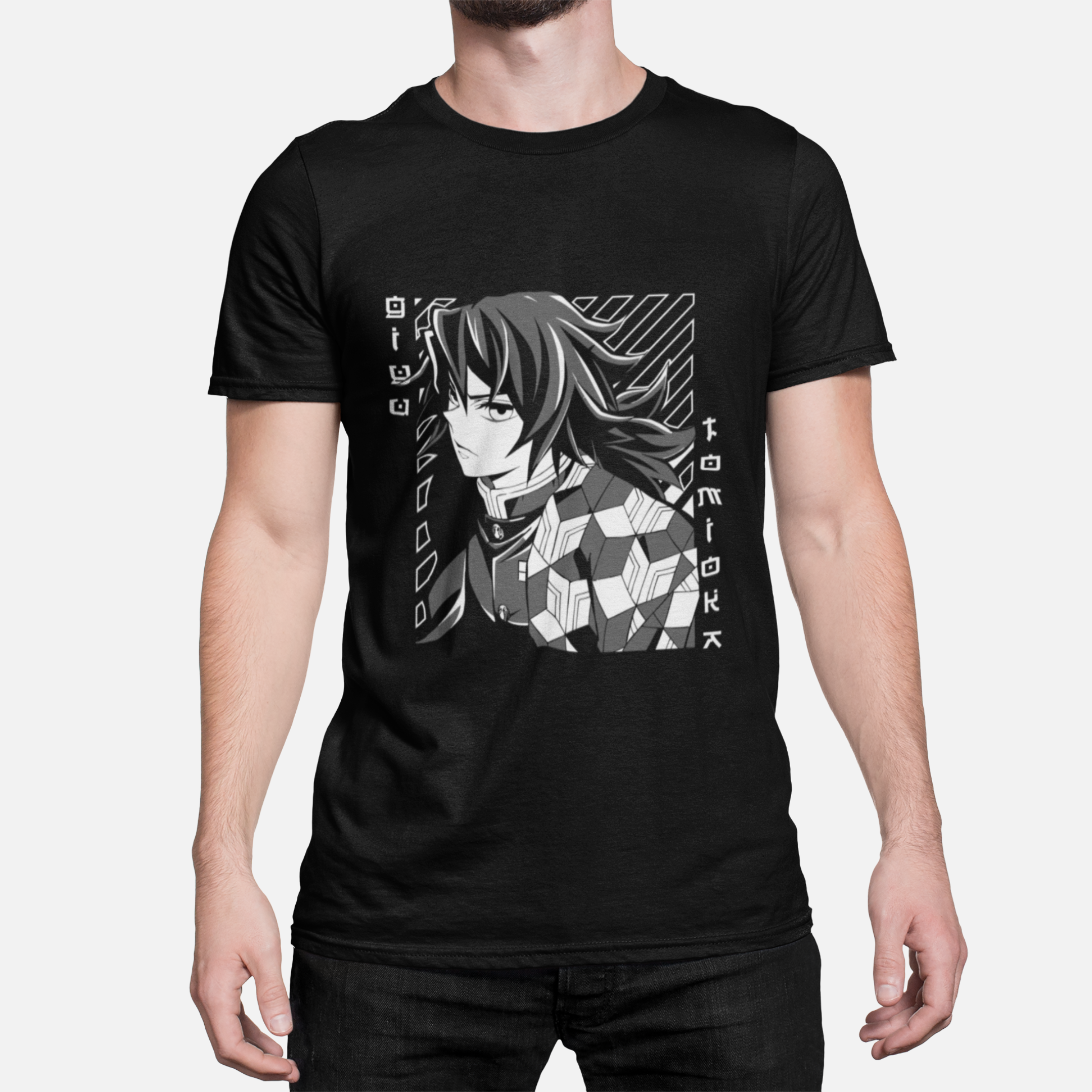 T-shirt Demon Slayer "Hashira's Fall" - Giyu Tomioka Imagem secundária do produto
