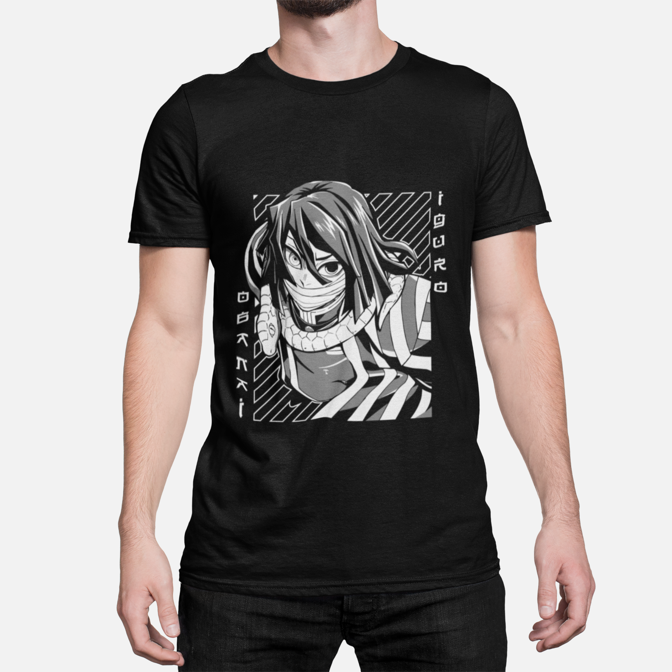 T-shirt Demon Slayer "Hashira's Fall" - Obanai Iguro Imagem secundária do produto