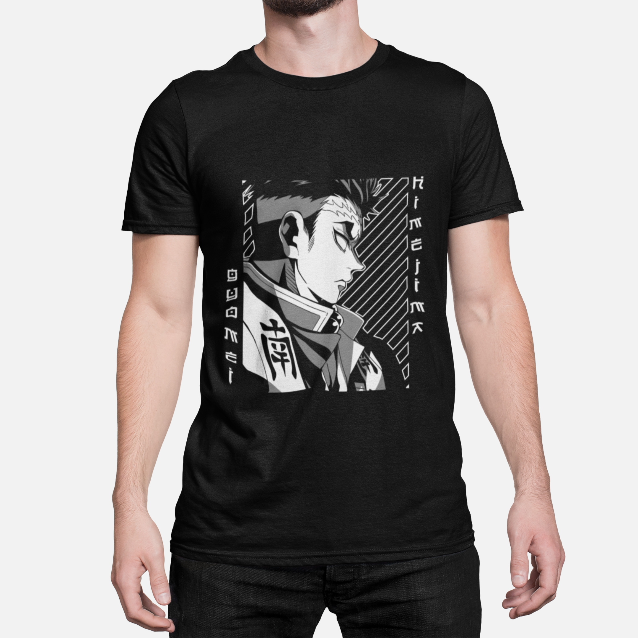 T-shirt Demon Slayer "Hashira's Fall" - Gyomei Himejima Imagem principal do produto