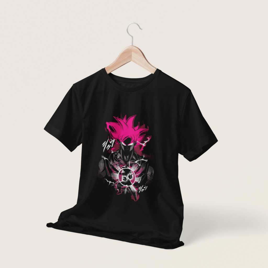 T-shirt Dragon Ball "Shadow Warriors" - Goku Super Saiyajin God