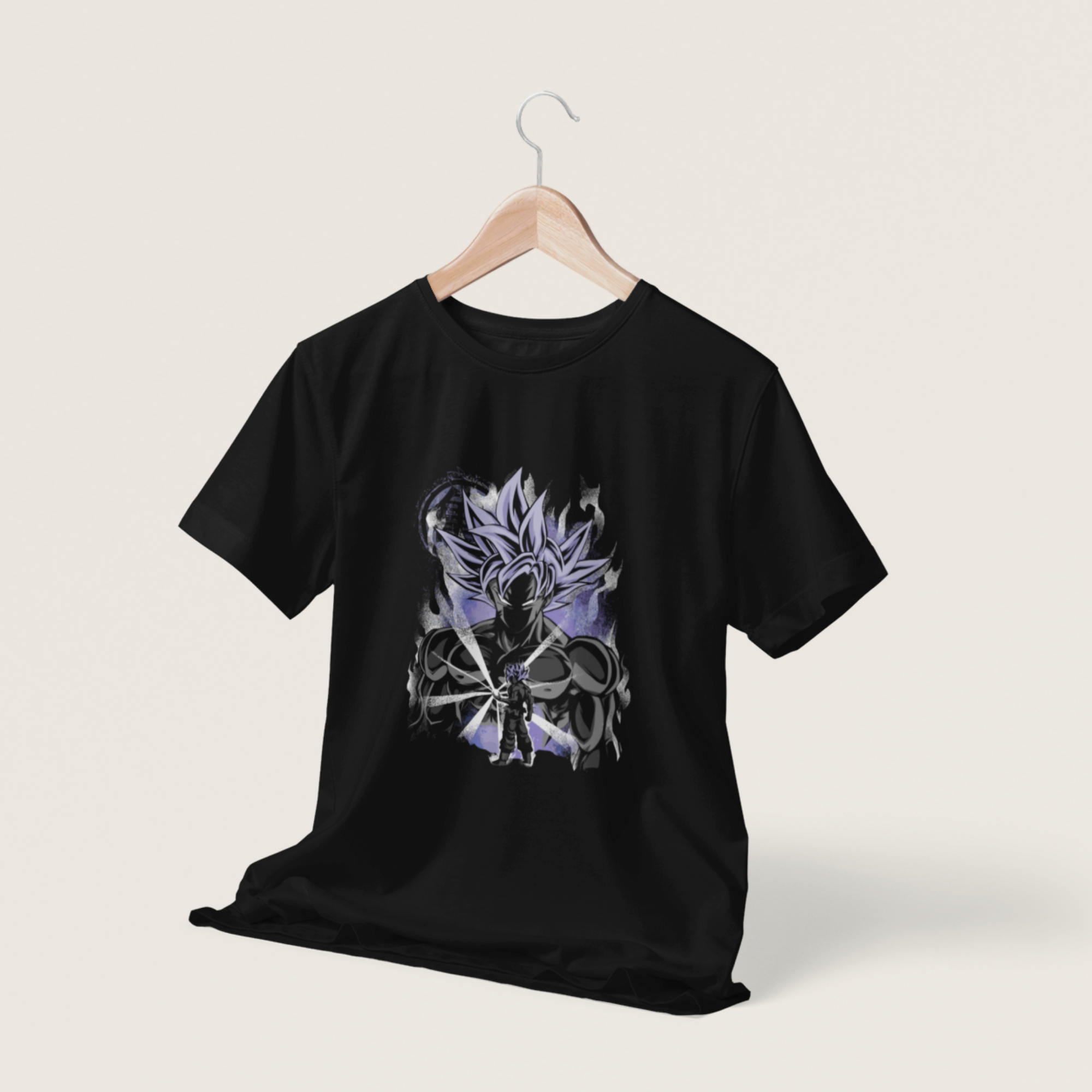 T-shirt Dragon Ball "Shadow Warriors" - Goku Ultra Instinct Imagem secundária do produto