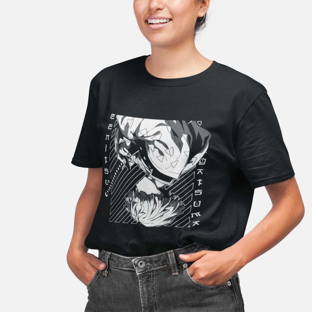 T-shirt Demon Slayer "Hashira's Fall" - Zenitsu Agatsuma