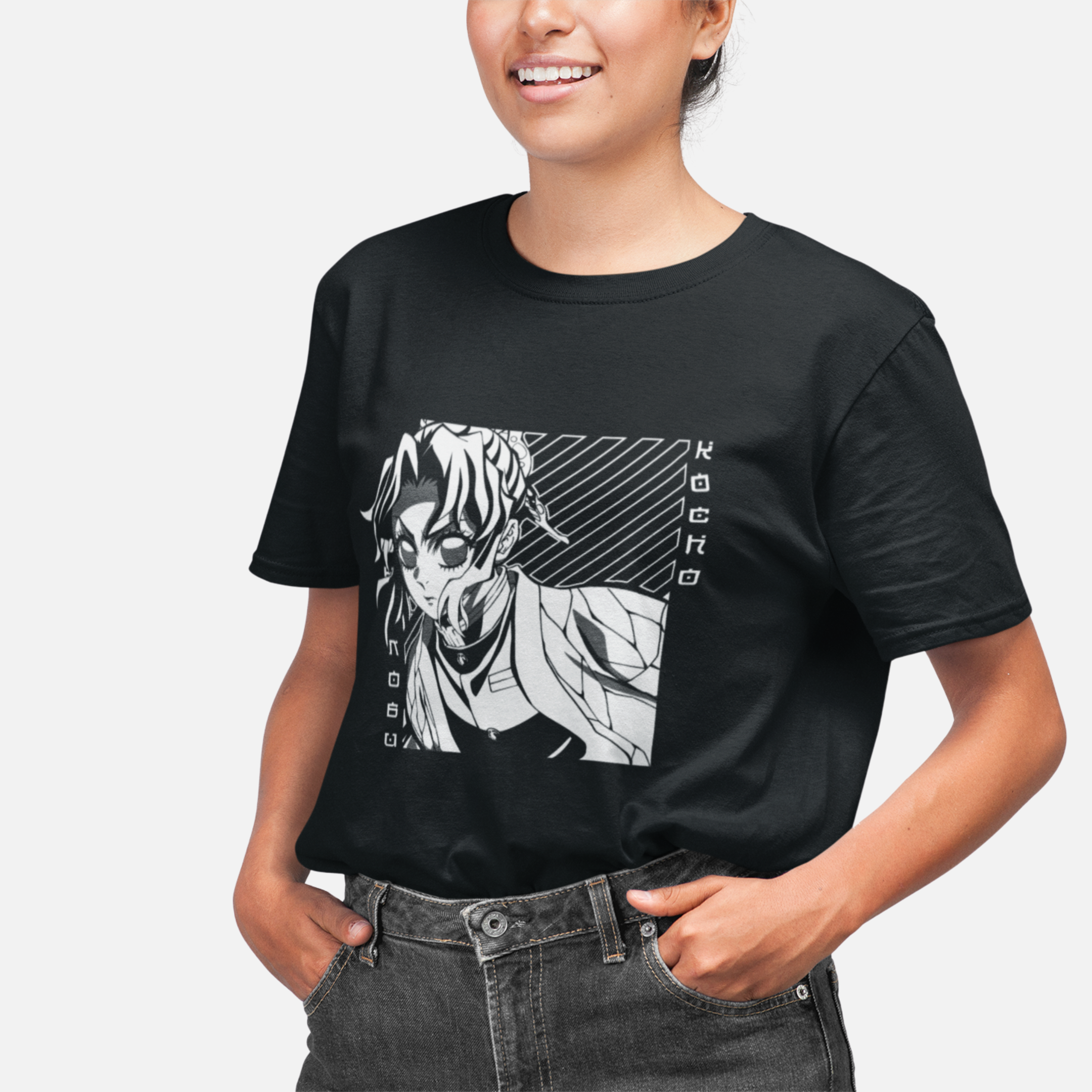 T-shirt Demon Slayer "Hashira's Fall" - Shinobu Kocho Imagem secundária do produto