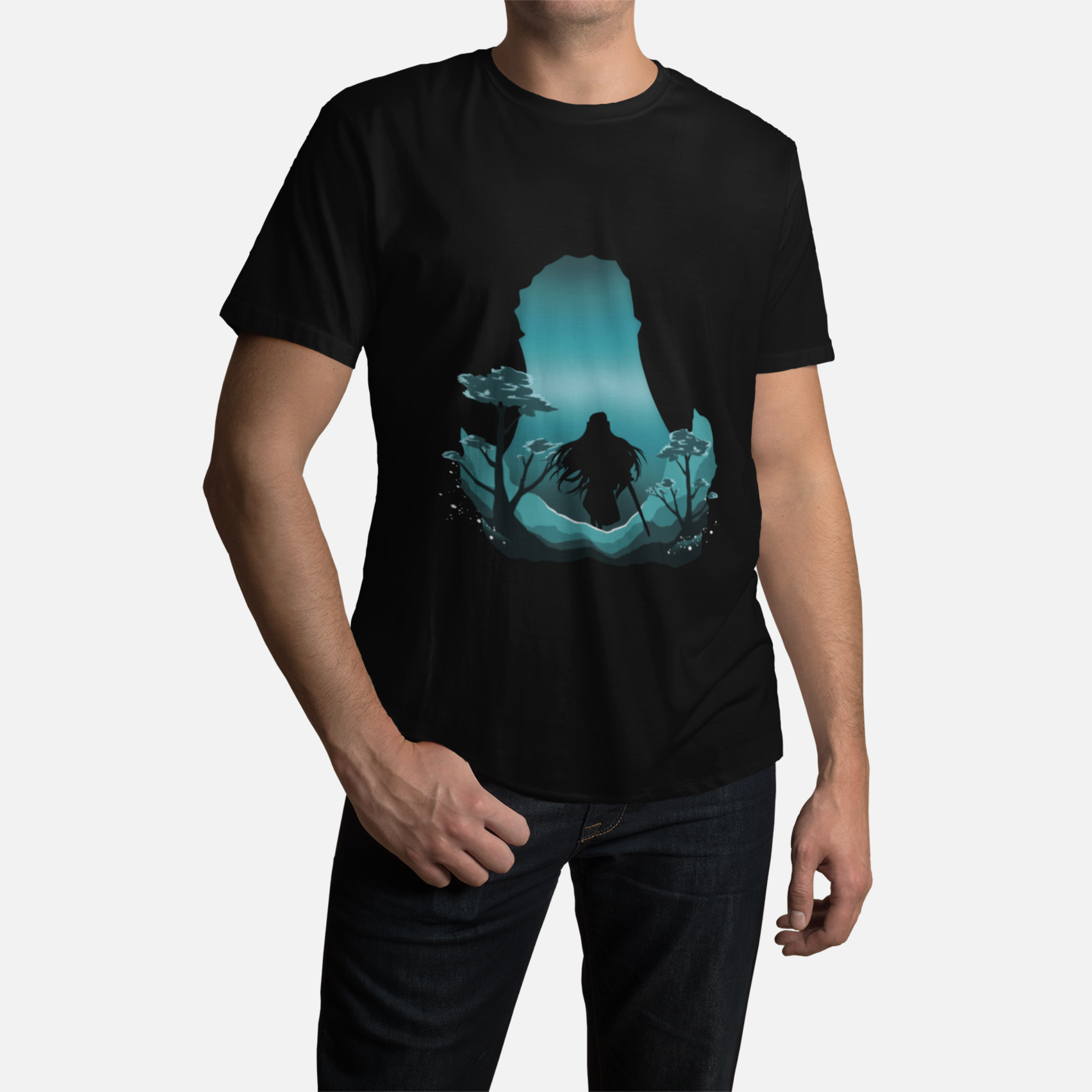 T-shirt Demon Slayer "Eternal Echoes" - Muichiro Tokito Imagem principal do produto