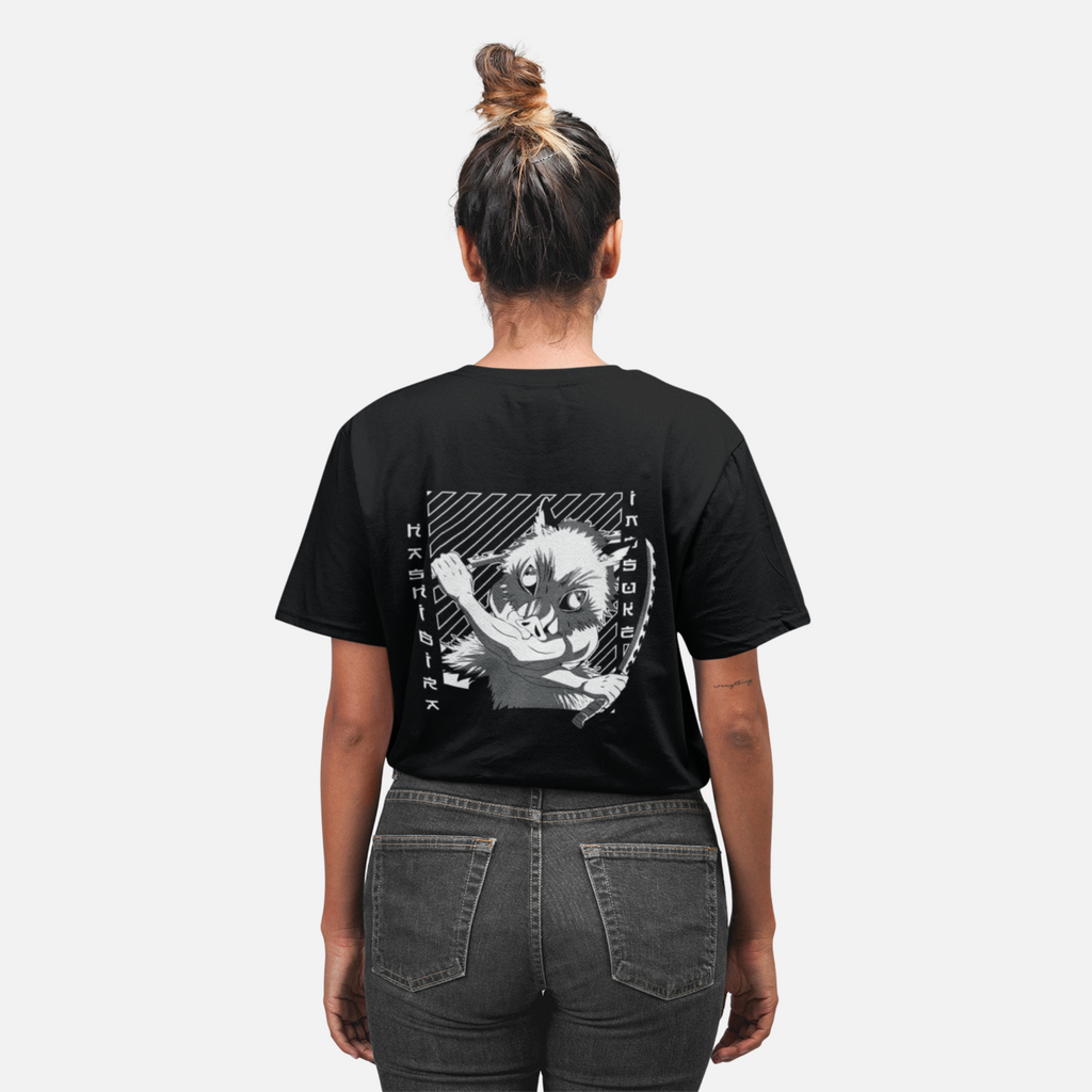 T-shirt Demon Slayer "Hashira's Fall" - Inosuke Hashibira
