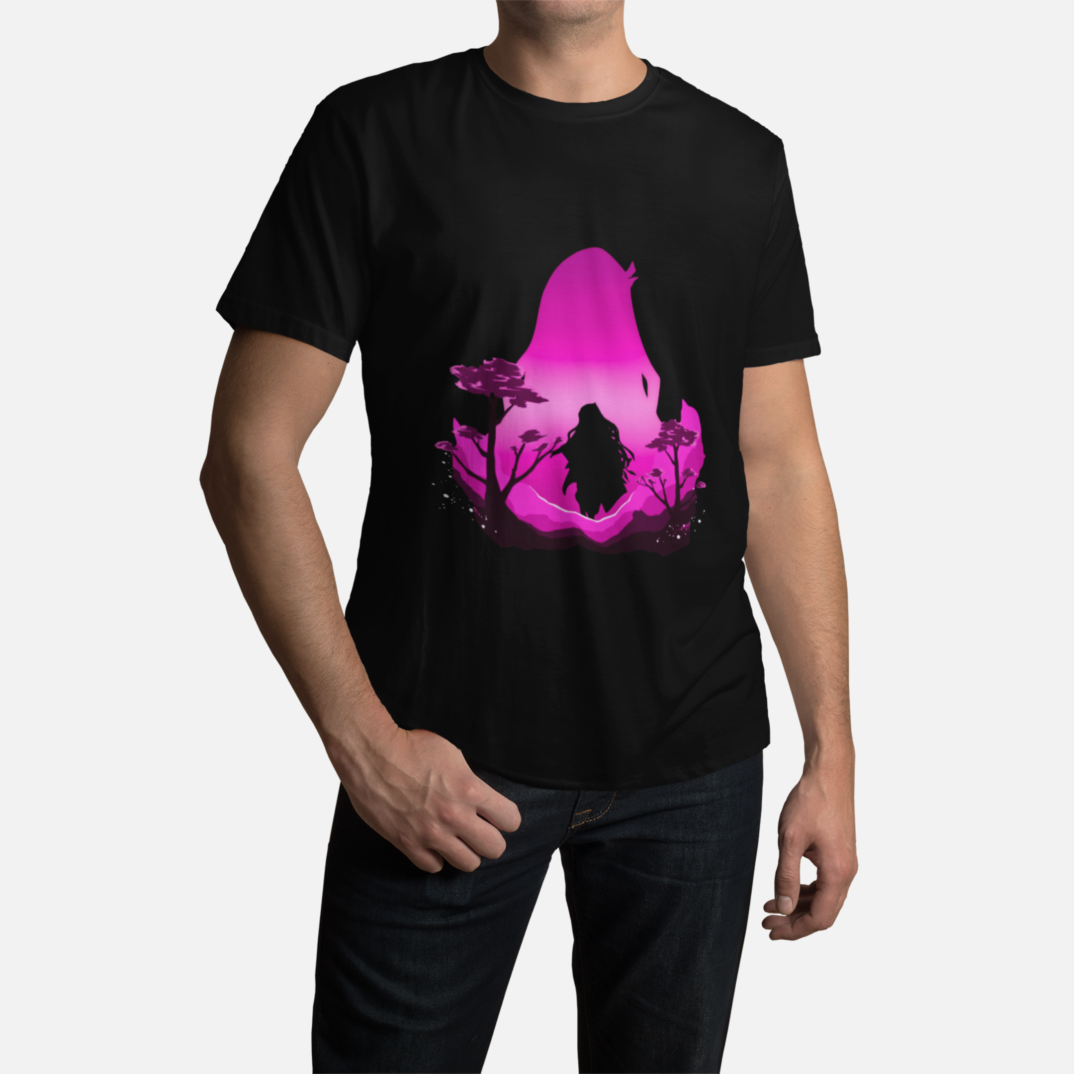T-shirt Demon Slayer "Eternal Echoes" - Nezuko Kamado Imagem principal do produto