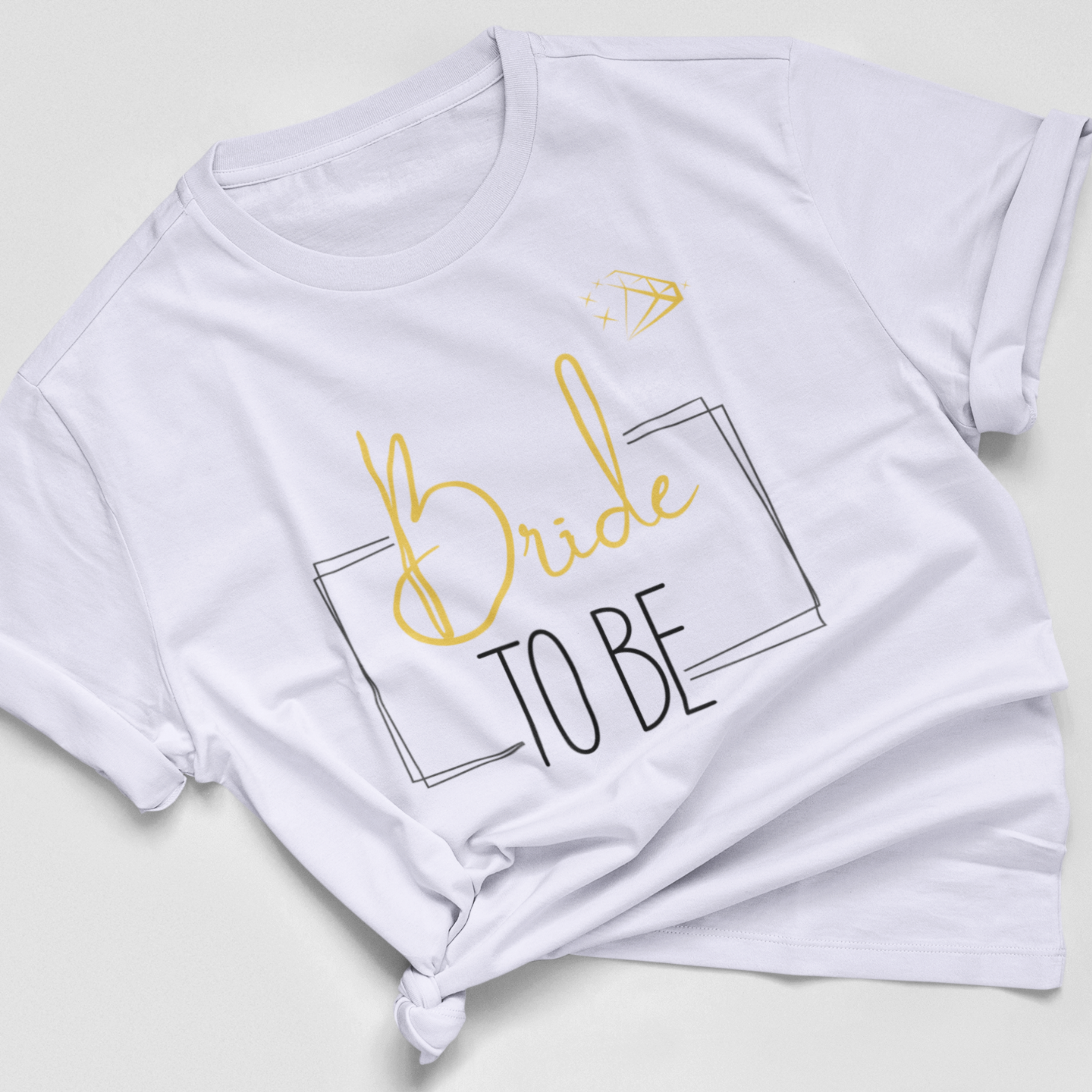 T-shirt "Bride To Be" Imagem principal do produto