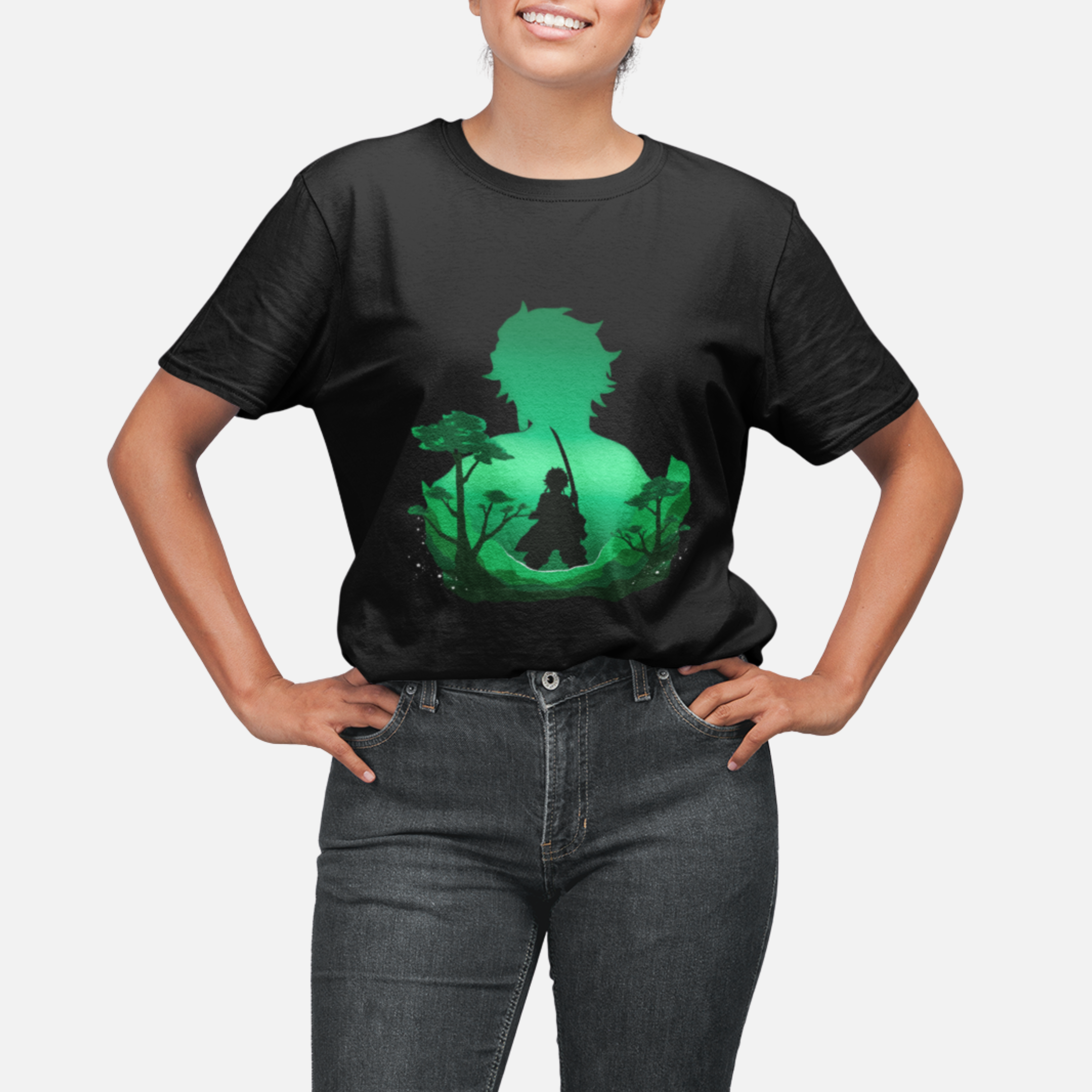 T-shirt Demon Slayer "Eternal Echoes" - Tanjiro Kamado Imagem principal do produto
