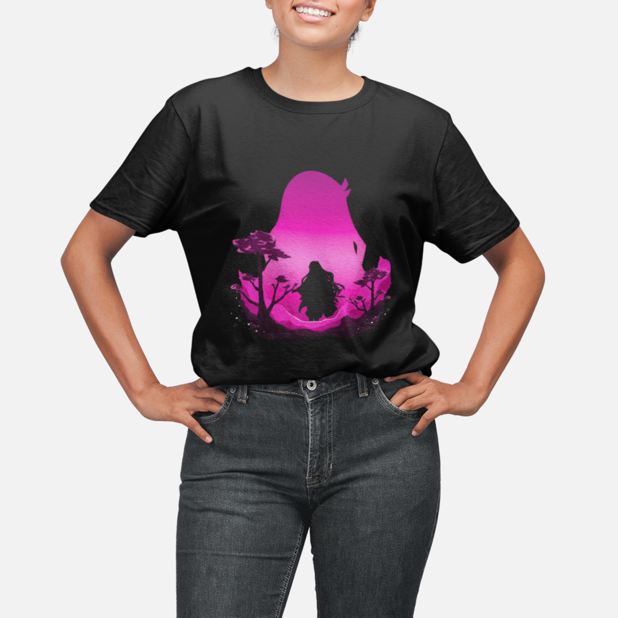 T-shirt Demon Slayer "Eternal Echoes" - Nezuko Kamado Imagem secundária do produto
