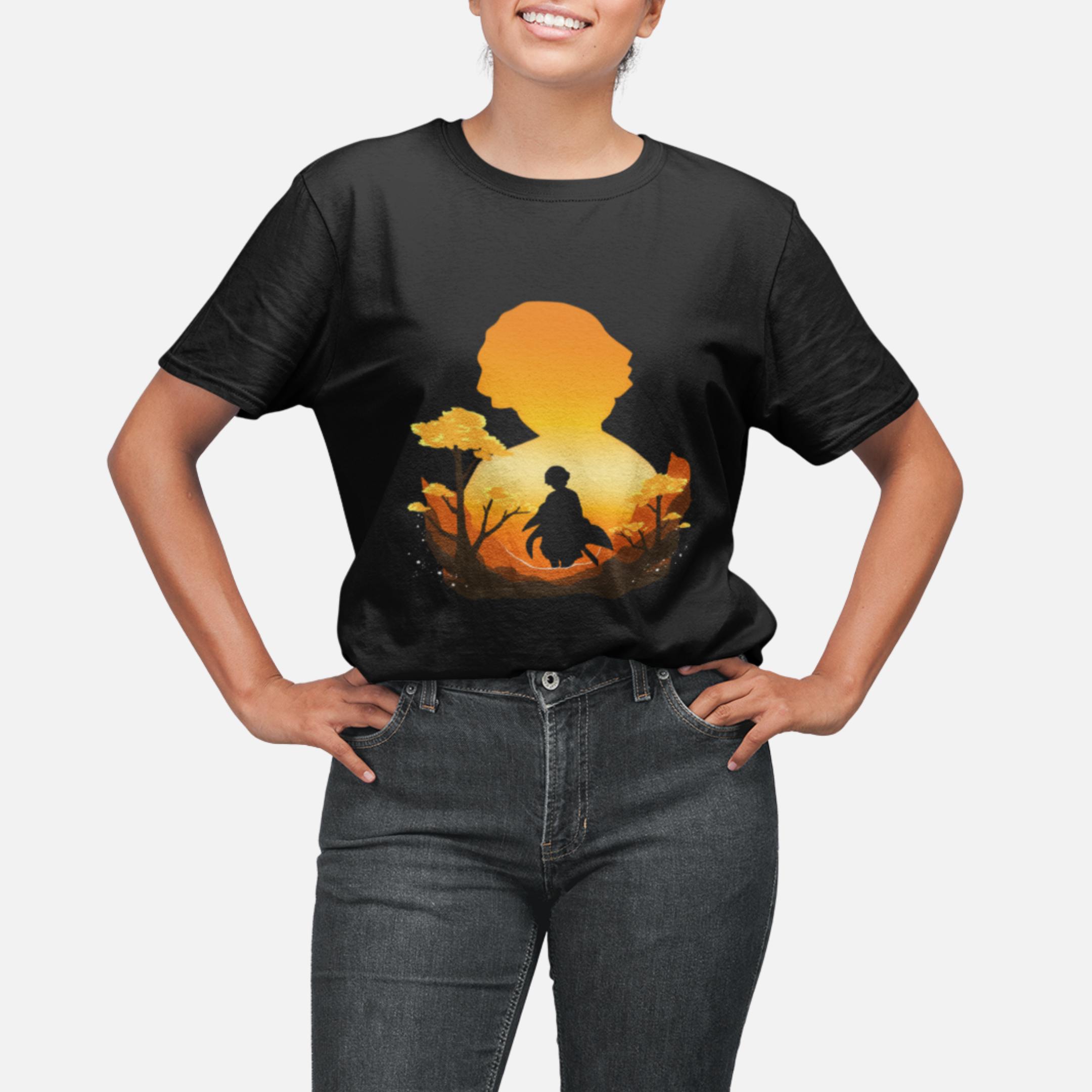 T-shirt Demon Slayer "Eternal Echoes" - Zenitsu Agatsuma Imagem principal do produto