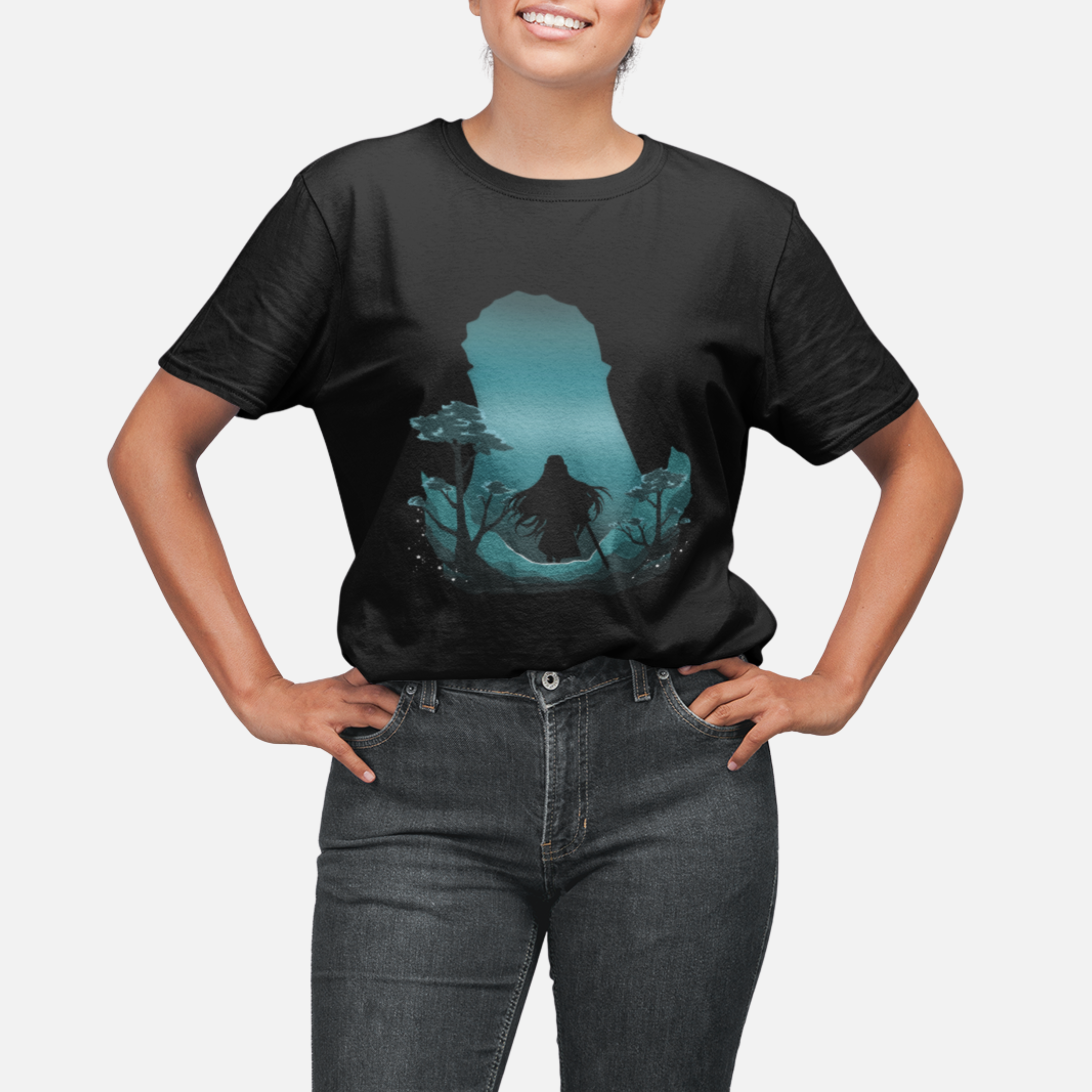 T-shirt Demon Slayer "Eternal Echoes" - Muichiro Tokito Imagem secundária do produto